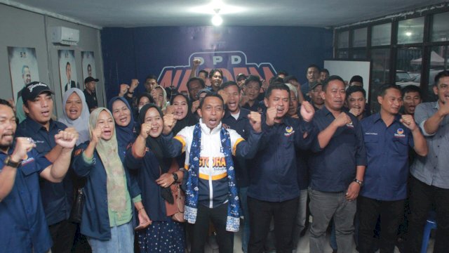 Sekretaris DPW NasDem Sulsel Syaharuddin Alrif saat Memimpin Konsolidasi Internal Partai NasDem Luwu