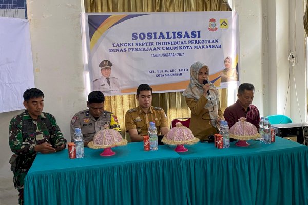 Dinas PU Makassar Gelar Sosialisasi Tangki Septik Individual Perkotaan