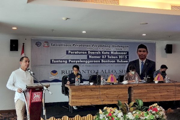 Ketua DPRD Makassar Bahas Tentang Perda Penyelenggaraan Bantuan Hukum
