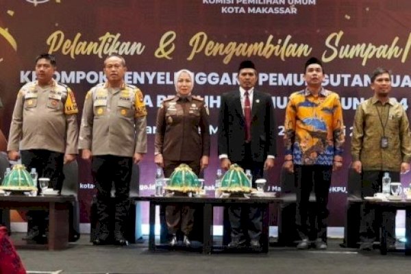 Pemilu 2024, Ketua DPRD Makassar Hadiri Pelantikan Anggota KPPS