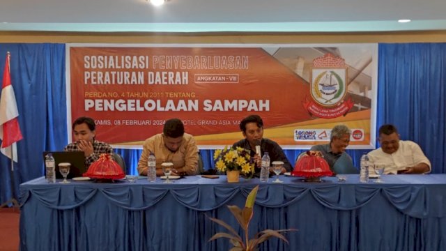 Sosialisasikan Perda Pengelolaan Sampah, Sekretariat DPRD Makassar Imbau Warga Bijak Kelola Sampah