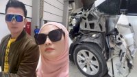 Mandala Soji dan Istri Alami Kecelakaan, Mobil Sampai Ringsek