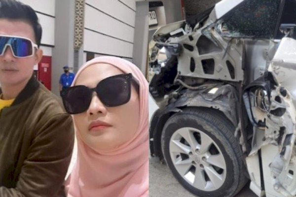 Mandala Soji dan Istri Alami Kecelakaan, Mobil Sampai Ringsek