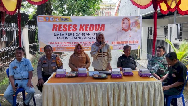 Anggota DPRD Irmawati Sila Reses di Parangtambung, Pastikan Aspirasi Dikawal Baik