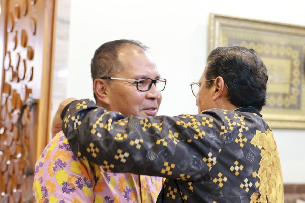 Danny Pomanto Sambut Silaturahmi Wakil Ketua MPR RI Fadel Muhammad di Makassar