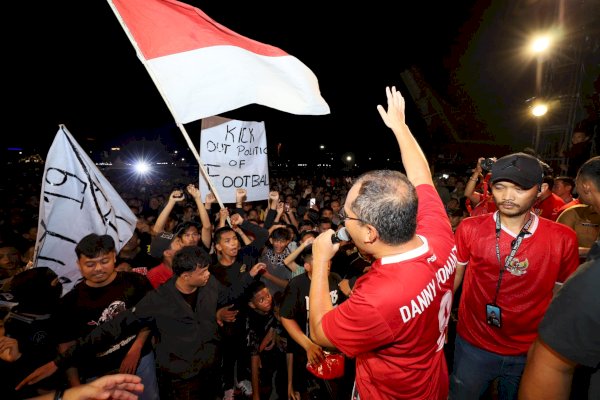 Sukses Gelar Nobar Indonesia Lawan Uzbekistan, Masyarakat: Terima Kasih Pak Wali!