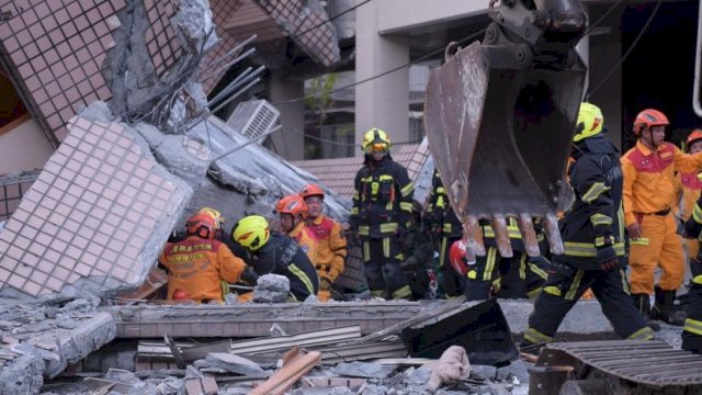 Gempa Taiwan.(F-INT)