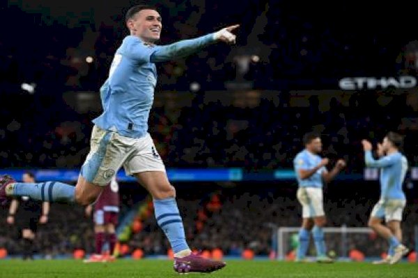 Foden Hat-trick, Man City Hajar Aston Villa 4-1