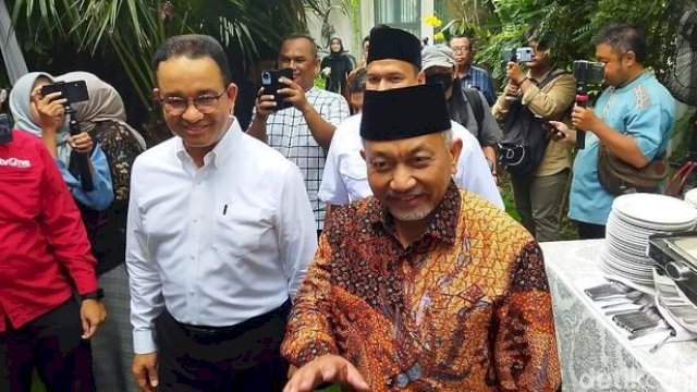 Silaturahmi di Rumah Anies Baswedan.(F-INT)