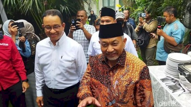 Silaturahmi di Rumah Anies Baswedan.(F-INT)