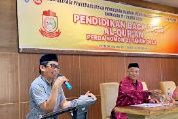 Sosialisasi Perda, Muchlis Misbah Ajak Warga Galakkan Pendidikan Baca Tulis Al-Qur’an