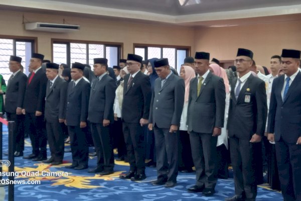 10 Kepala Dinas dan 10 Kepala Sekolah di Maros Dimutasi