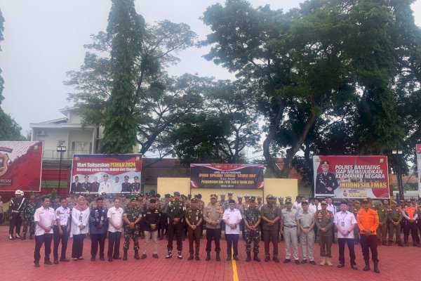 Pj Bupati Bantaeng Hadiri Apel Gelar Pasukan Operasi Ketupat 2024