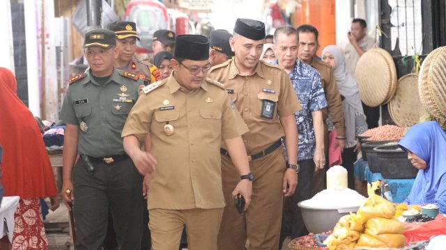 Pantau Stabilitas Harga, Pj Bupati Bantaeng Kunjungi Pasar Tradisional