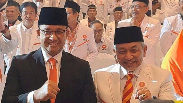 Anies Baswedan bersama presiden PKS.(F-INT)