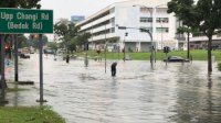 Diguyur Hujan Lebat dan Petir, Singapura Terendam-Keluarkan Peringatan Banjir