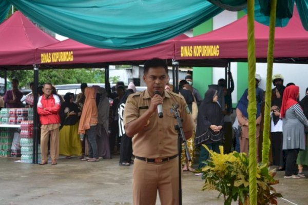 DPKP Kabupaten Maros Gelar Gerakan Pangan Murah Jelang Idul Fitri 1445 H