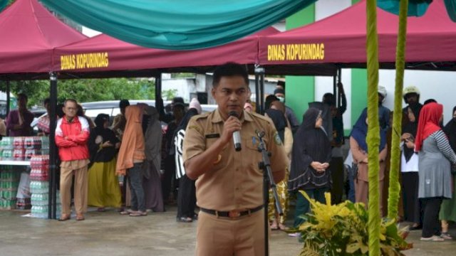 DPKP Kabupaten Maros Gelar Gerakan Pangan Murah Jelang Idul Fitri 1445 H