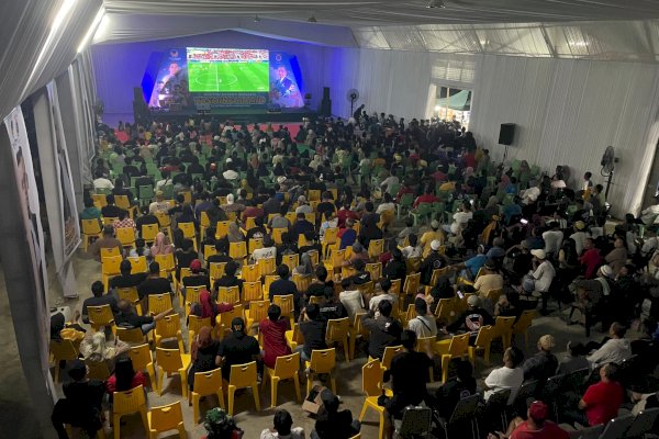 Gelar Nobar Indonesia Vs Irak, Tasming Hamid: Ajang Silaturahmi dan Bentuk Dukungan untuk Timnas