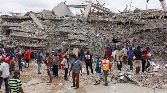 Gedung Runtuh di Afsel.(F-INT)