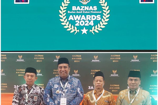 Bupati Maros Chaidir Syam Terima Penghargaan Sebagai Kepala Daerah Pendukung Pengelola Zakat Terbaik