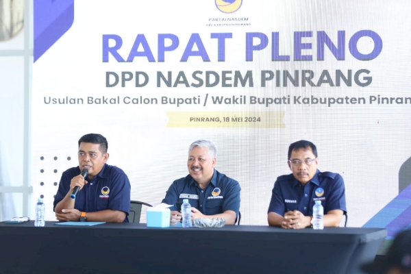 Partai NasDem Usung Pasangan Irwan Hamid dan Sudirman Bungi di Pilkada Pinrang