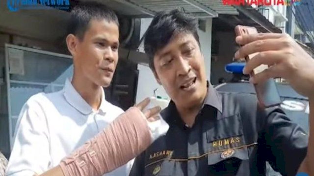 Casis Bintara Korban Begal Diberi Penghargaan Masuk Polri.(F-INT)