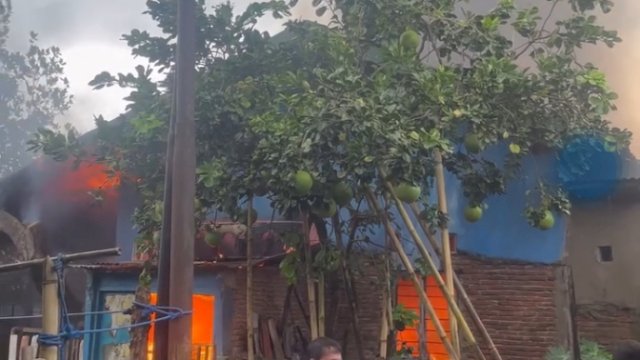 Kebakaran Rumah Terjadi di Marempesu.