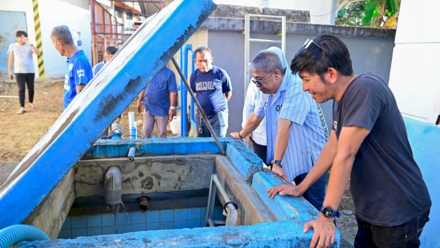 Dirut PDAM Makassar Beni Iskandar Tinjau Kesiapan Pemenuhan Air Bersih di Asrama Haji.