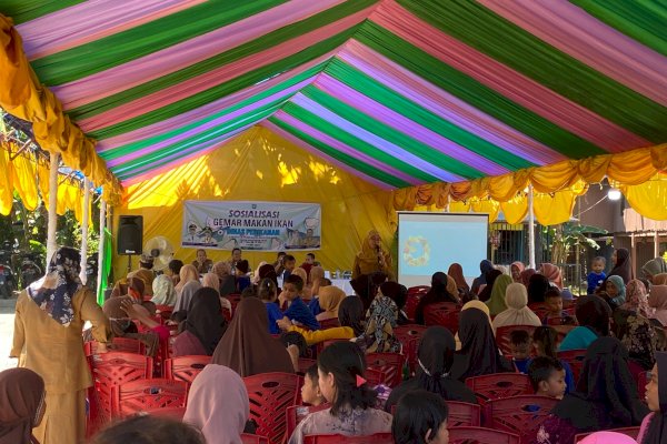Pemkab Pangkep Sosialisasi Gemar Makan Ikan, Upaya Cegah Stunting