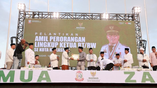 Makassar Kota Terbesar Penyumbang Zakat, Danny Pomanto Didaulat Jadi Duta Zakat Nasional