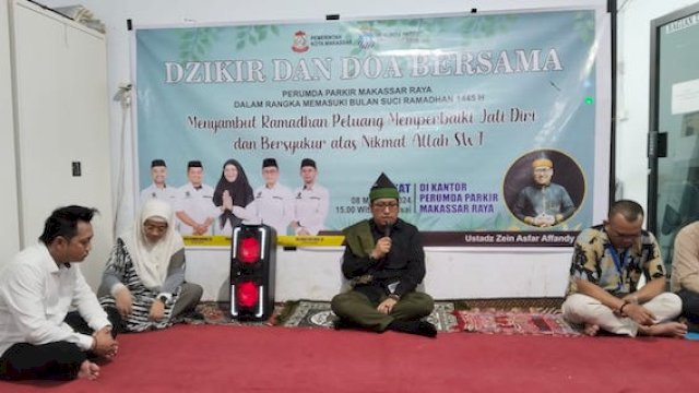 PD Parkir Makassar mengadakan Dzikir dan Doa bersama.