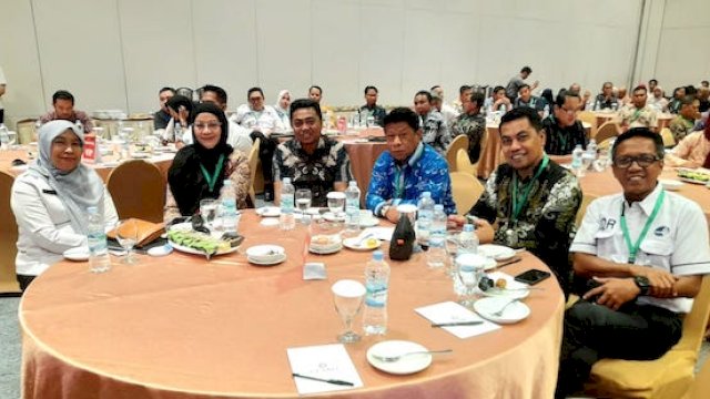 Dirut PD Parkir Yulianti Tomu bersama Dirum Risal Asjahad Hadiri Musrenbang RKPD Makassar 2025.