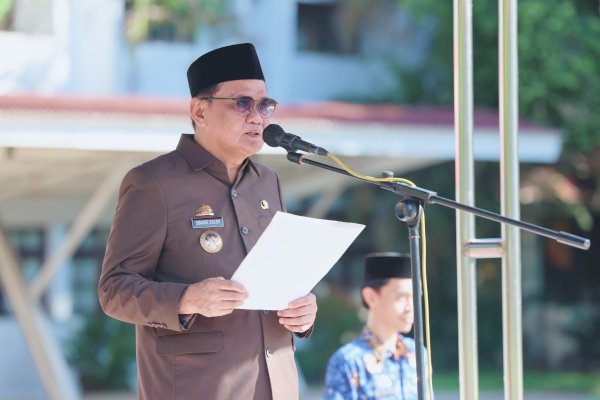 Bupati Barru Suardi Saleh Pimpin Upacara HKN ke-116, Sampaikan Amanat Menkominfo