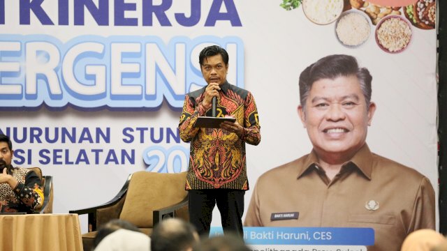 PJ Sekda Firman Pagarra Paparkan Progress Penanganan Stunting di Kota Makassar.