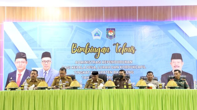 Tingkatkan Pelayanan Adminduk, Disdukcapil Kabupaten Bantaeng Gelar Bimtek
