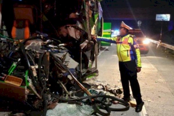 Kecelakaan Bus Maut SMP Malang, 2 Tewas-Sopir Sempat Tertidur