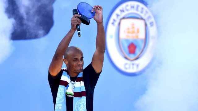 Kompany saat masih di Man City.(F-INT)