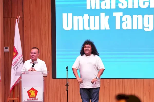 Gerindra Resmi Usung Komika Marshel Widianto Jadi Bakal Calon Wakil Walkot Tangsel