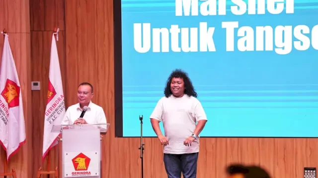 Gerindra Usung Marshel Widianto Jadi Bakal Calon Wakil Walkot Tangsel.(F-INT)