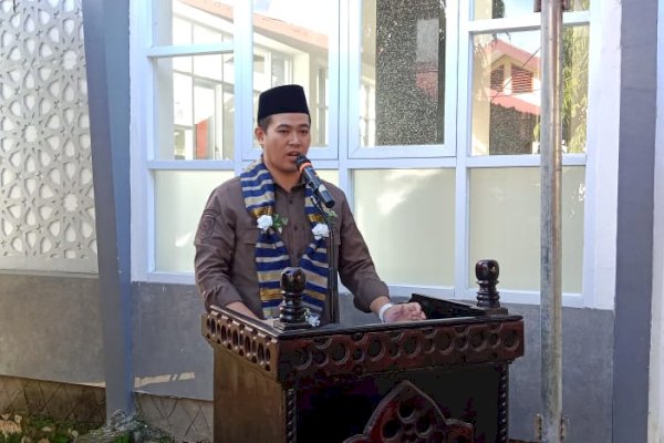 Bupati Pangkep Yusran Resmikan Masjid UPT SMPN 2 Pangkajene