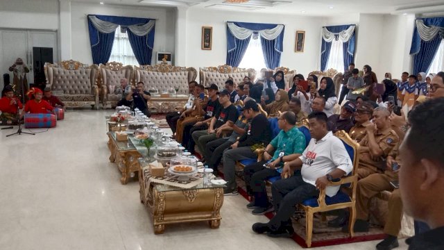Wabup Pangkep Syahban Sammana Sambut Dirjen Kemendikbud dan Ristek RI di Rujab Bupati