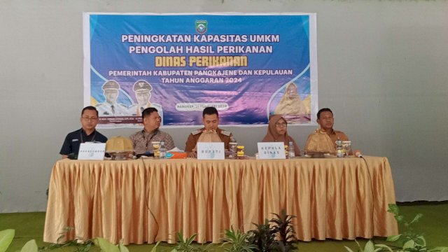 Dinas Perikanan Pangkep Gelar Peningkatan Kapasitas Pelaku UMKM