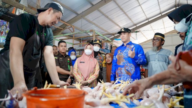 Bupati Yusran dan Forkopimda Pangkep Sidak Pasar