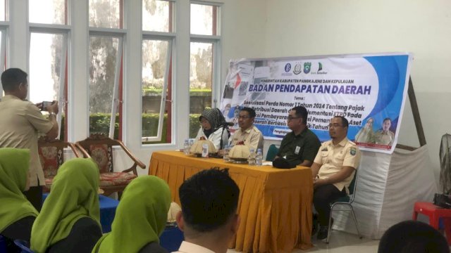Bapenda Pangkep Sosialisasi Perda Nomor 1 Tahun 2024