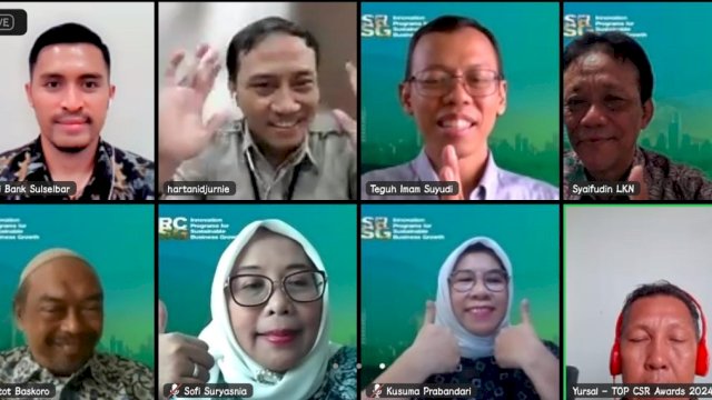 Bank Sulselbar Usung Program CSR Penanaman Bibit Pohon Pisang Cavendish di Ajang TOP CSR Awards 2024