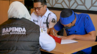 Tim Bidang Pajak dan Pengawasan Bapenda Makassar Lakukan Aksi Penertiban Pajak Restoran