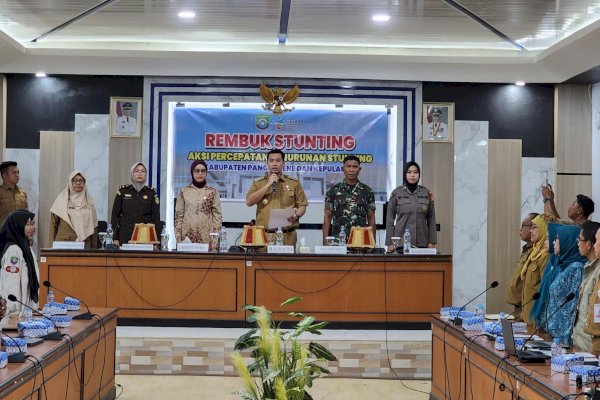 Bupati Pangkep Yusran Pimpin Rembuk Stunting