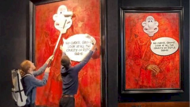  Lukisan Raja Charles III Dirusak.(F-INT)