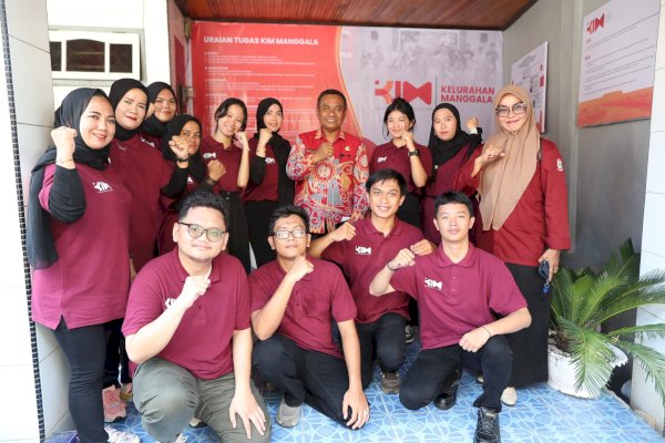 Tim Verifikasi Apresiasi Inovasi Digital dan Kekompakan KIM Manggala Binaan Dinas Kominfo Makassar